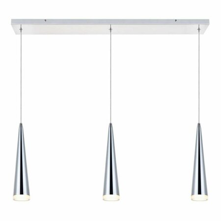 LIGHTING BUSINESS Fantasia 3 Light Gold LED Ceiling Pendant LI2961464